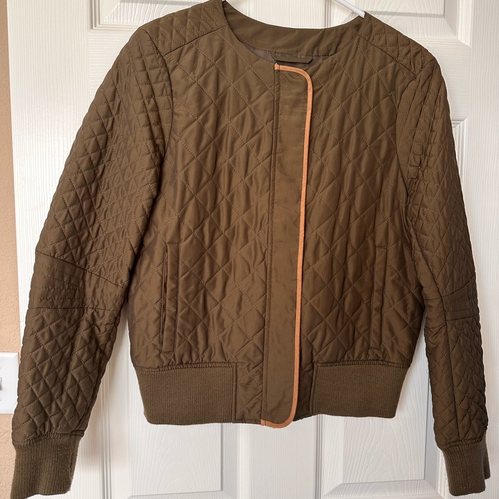 Olive Quilted Women's Jacket